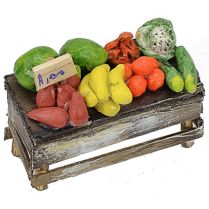 Banquet with fruit and vegetables cm 6x3x3,2 h