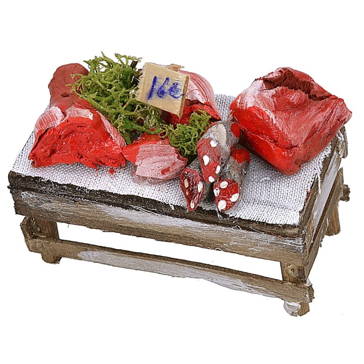 Banquet with meat and cured meats cm 7x4x5,5 h