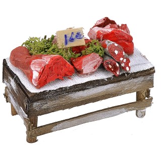 Banquet with meat and cured meats cm 7x4x5,5 h
