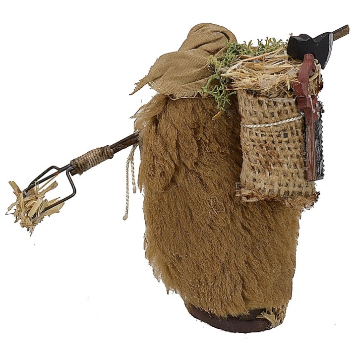 Farmer with pitchfork 10 cm