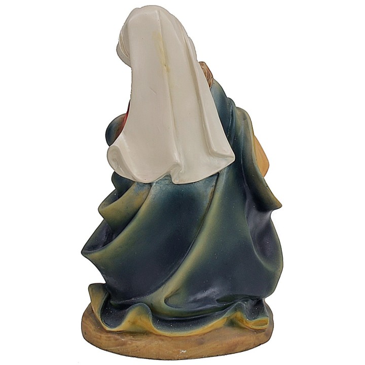 Madonna arrodillada en resina serie 20 cm