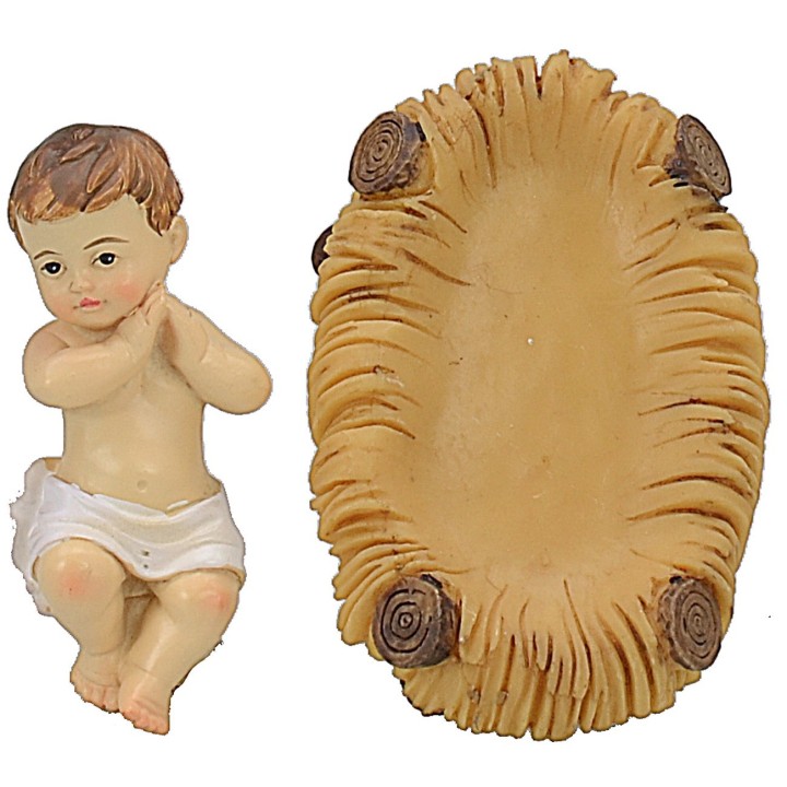 Nativity 3 subjects in resin 20 cm