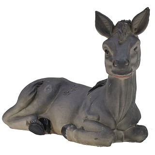 Asno sentado de resina para estatuas de 30 cm