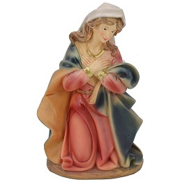 Madonna inginocchiata in resina serie 25 cm
