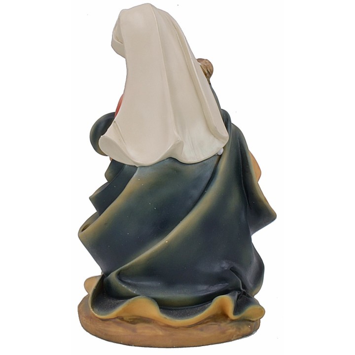 Madonna arrodillada en resina serie 25 cm
