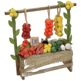 Bancarella del fruttivendolo cm 13,5x5x13,2 h