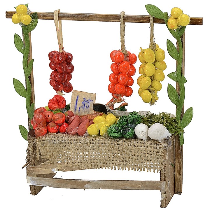 Greengrocer's stall cm 13,5x5x13,2 h