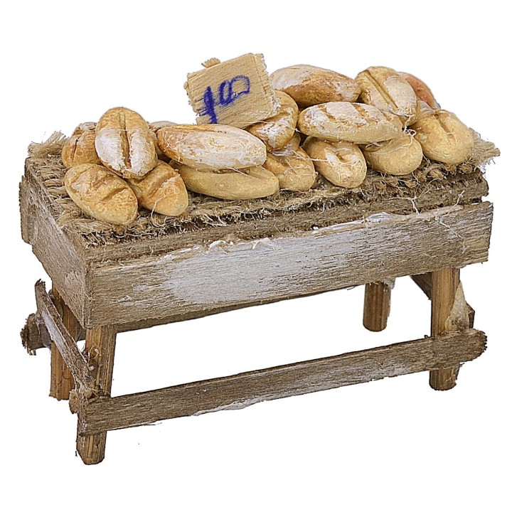 Banquete con pan surtido cm 7x3,5x5 h