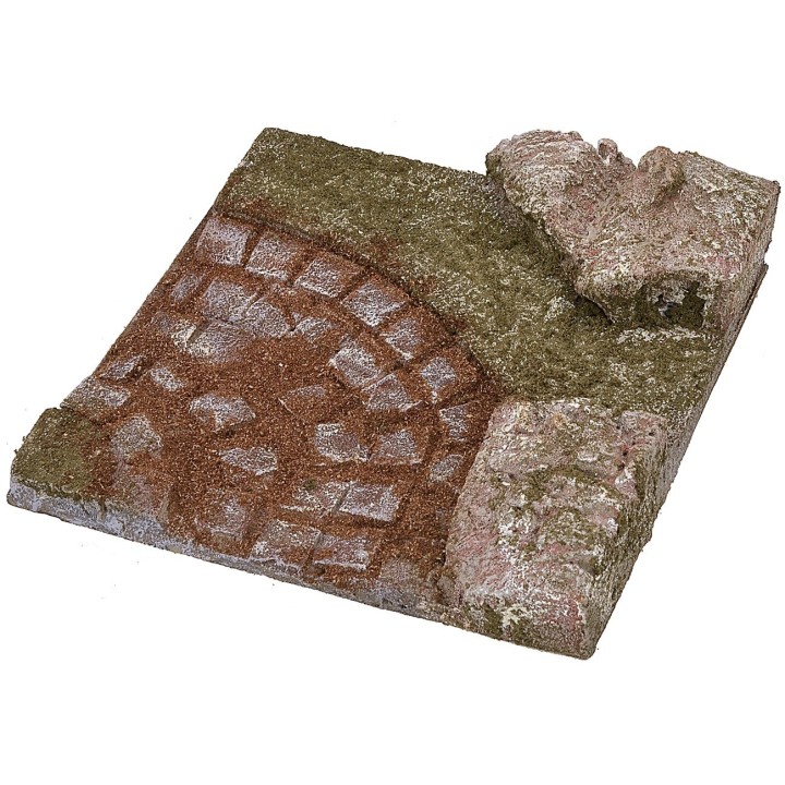Curva per strada componibile cm 18x18x5 h