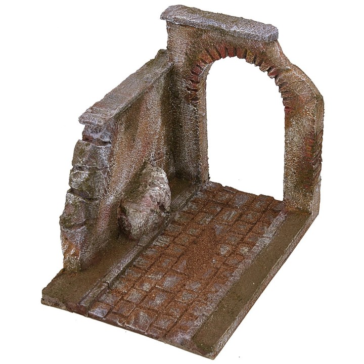 Street with modular arch cm 17,5x24x20 h