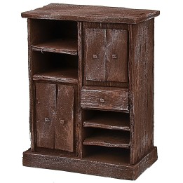 Credenza in legno antichizzato cm 10x5,8x13 h