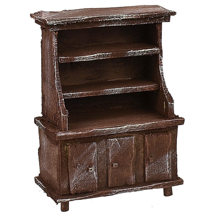Sideboard in antiqued wood cm 8,7x4,7x12 h