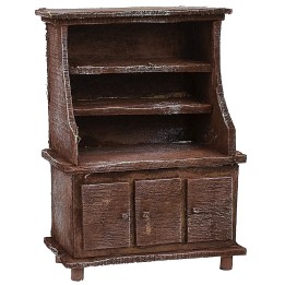 Aparador de madera envejecida cm 10x5,7x14,1 h