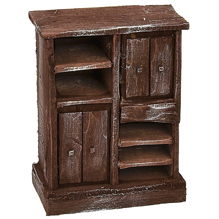 Mueble de cocina en madera envejecida cm 8,5x5x11 h