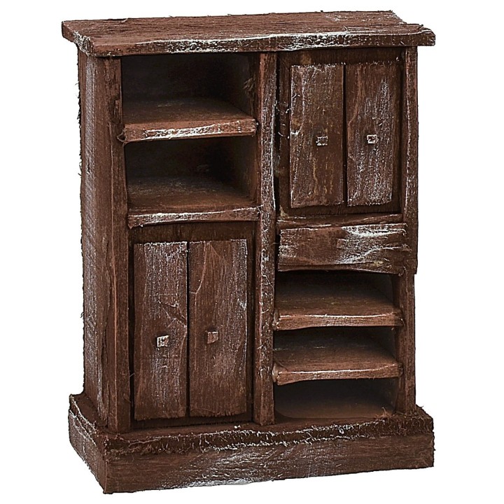 Mueble de cocina en madera envejecida cm 8,5x5x11 h