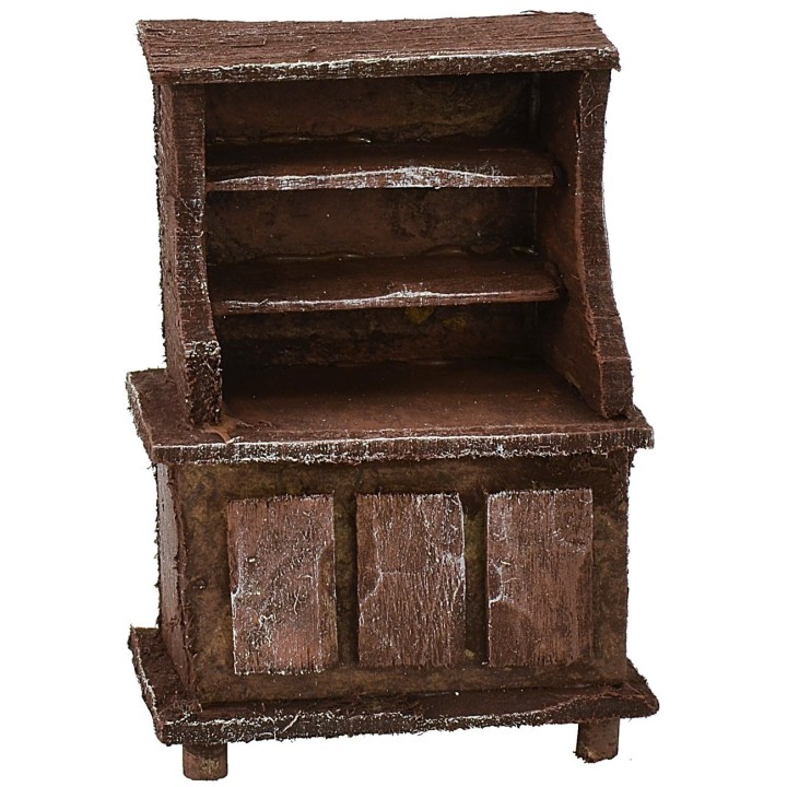 Aparador de madera envejecida cm 5x3x7,5 h