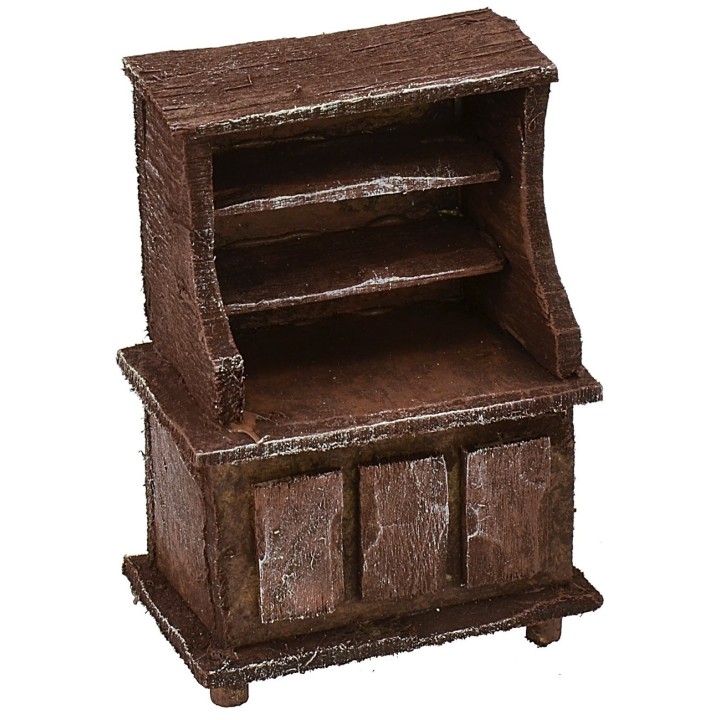 Credenza in legno antichizzato cm 5x3x7,5 h