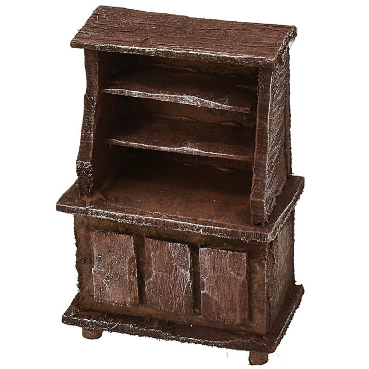 Aparador de madera envejecida cm 5x3x7,5 h