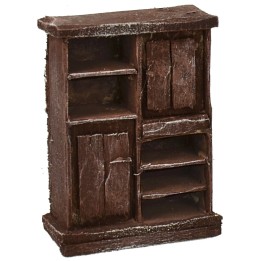 Mueble de cocina de madera envejecida cm 5x2,5x6,5 h