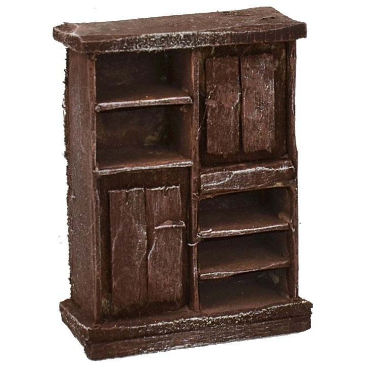 Mueble de cocina de madera envejecida cm 5x2,5x6,5 h