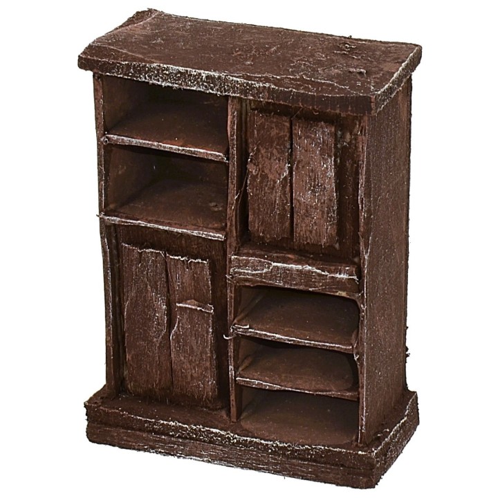 Mueble de cocina de madera envejecida cm 5x2,5x6,5 h