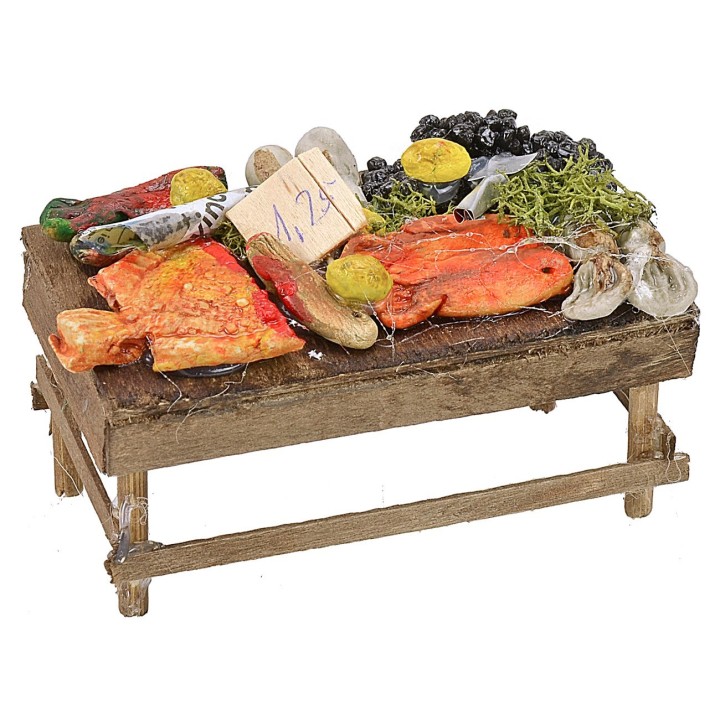 Banquet with assorted fish cm 9,5x5,7x5 h