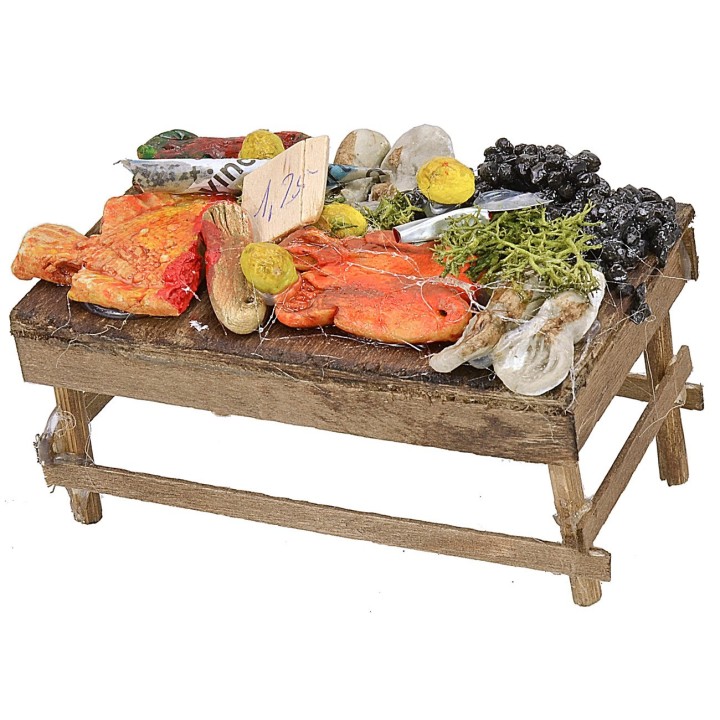 Banquet with assorted fish cm 9,5x5,7x5 h