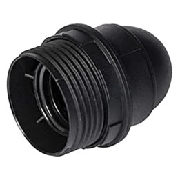 Portalámparas E27 con anillo