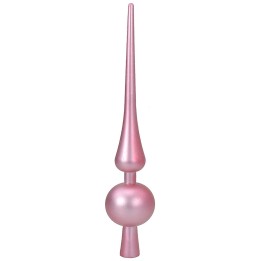 Puntale cm 30 rosa satinato Natale