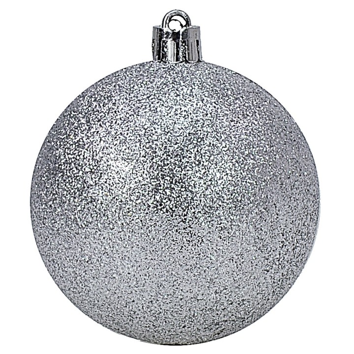 Set 24 palline piombo ø 6-7 cm per albero di Natale