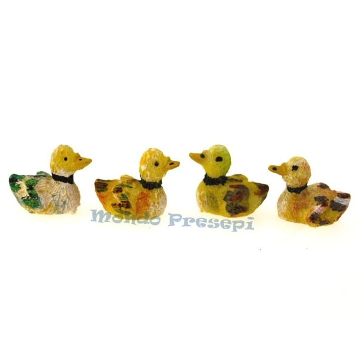 Set 4 oche in resina