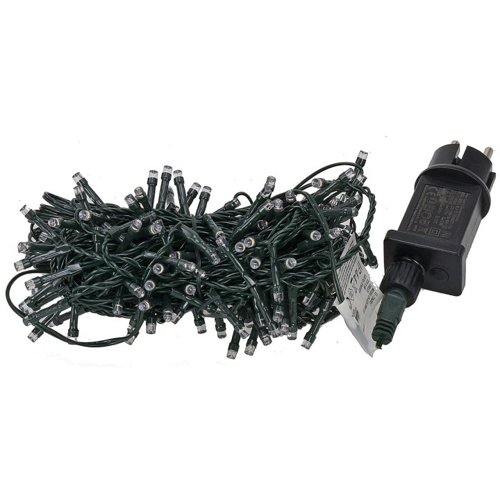 Chain of 180 warm white LEDs with plays of light for indoor and