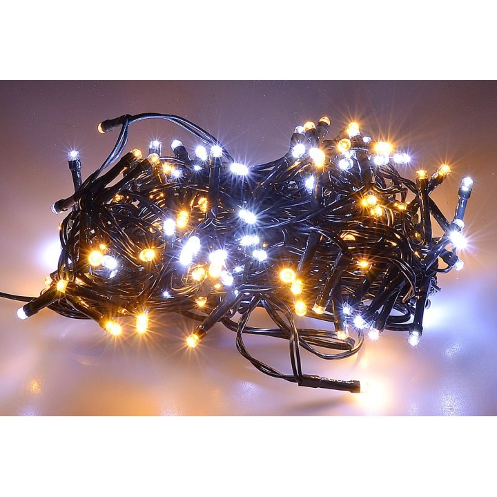 Catena 180 led bianco caldo e freddo con giochi di luce per