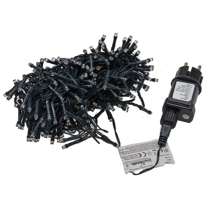 Catena 300 led bianco freddo e caldo con giochi di luce per