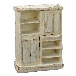 Kitchen cabinet in bleached wood cm 5x2,5x6,5 h