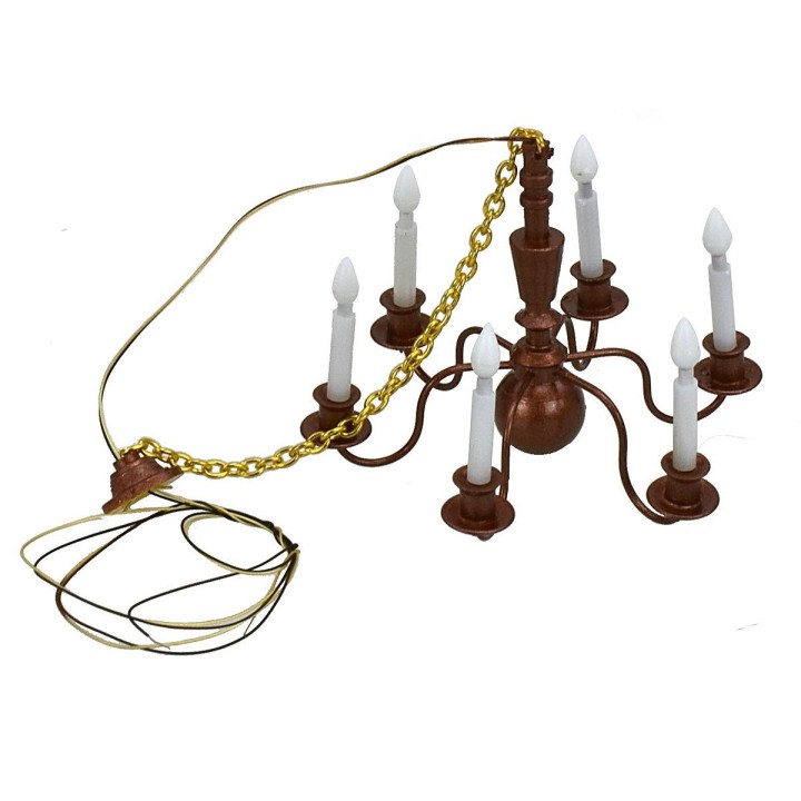 Lampadario a sei candele