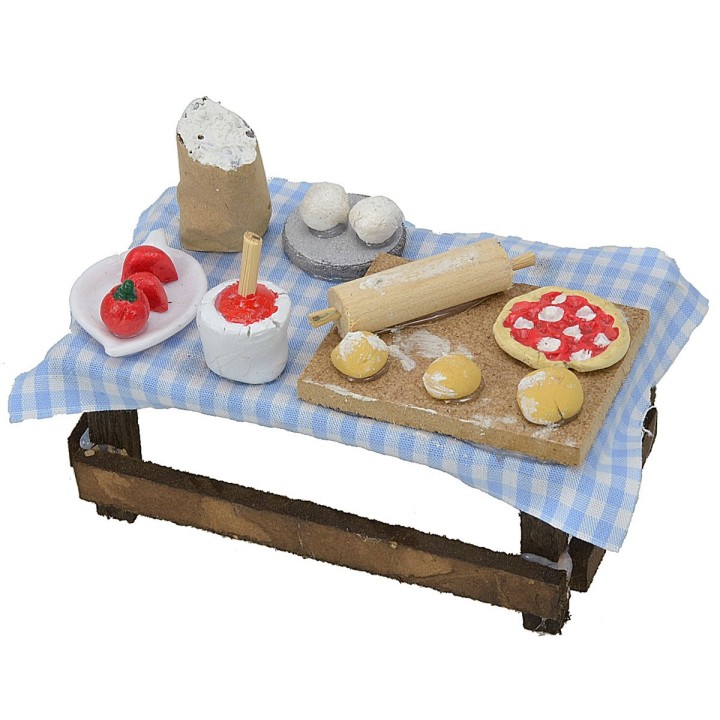 Pizza table cm 10x5,8x4 h