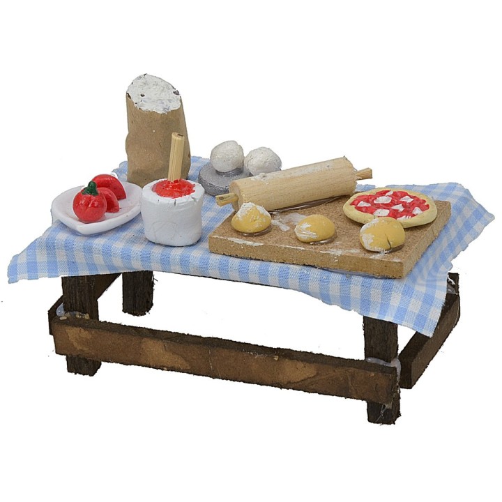 Pizza table cm 10x5,8x4 h