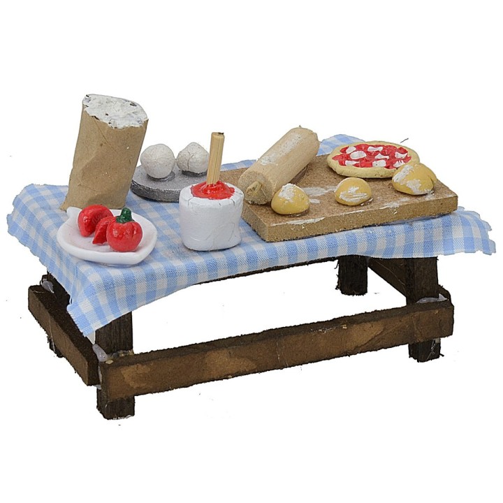 Mesa pizzero cm 10x5,8x4 h