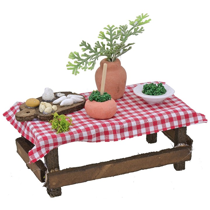 Table with pesto cm 9,8x5,6x4 h