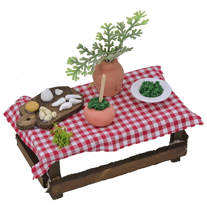 Table with pesto cm 9,8x5,6x4 h