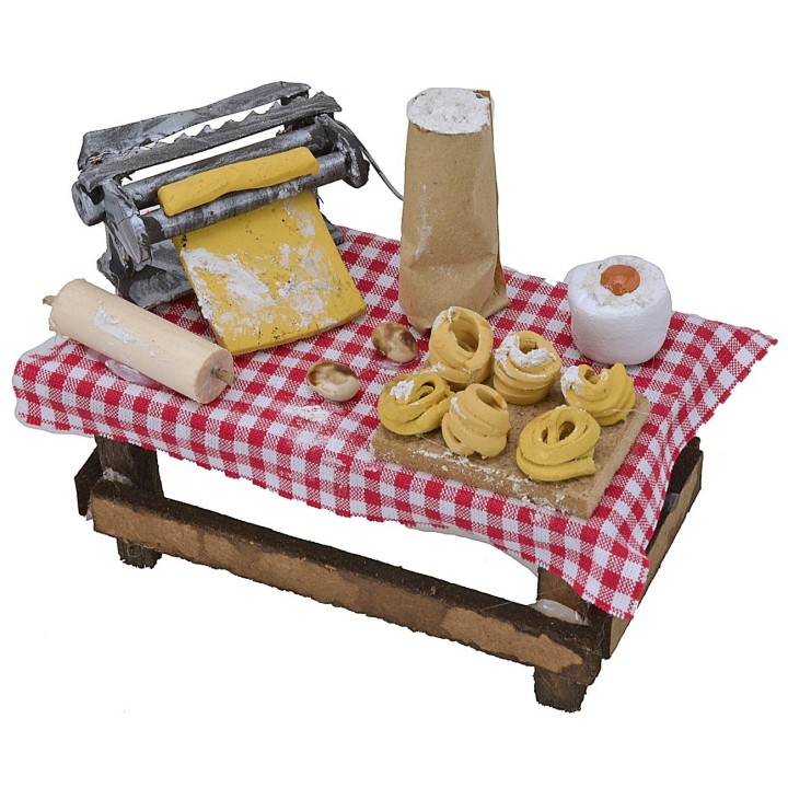 Mesa con pasta fresca cm 9,8x5,6x4 h