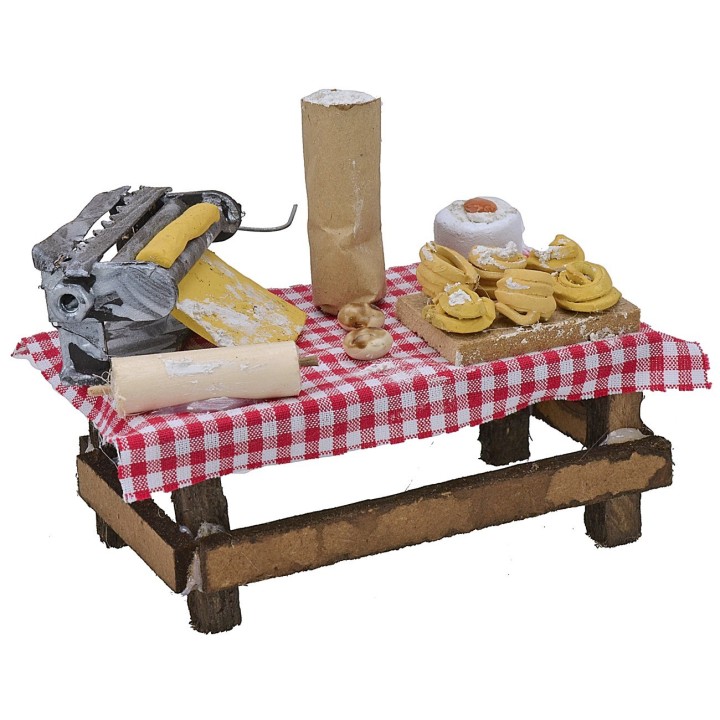 Mesa con pasta fresca cm 9,8x5,6x4 h