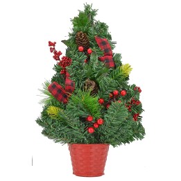Arbolito de pared con bayas rojas de 50 cm