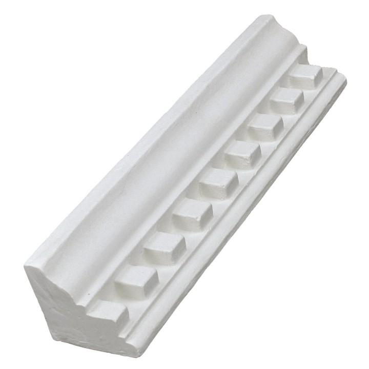 Arquitrabe romano con friso en yeso cm 28,3x4x4,5 h