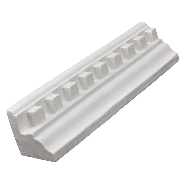 Arquitrabe romano con friso en yeso cm 28,3x4x4,5 h