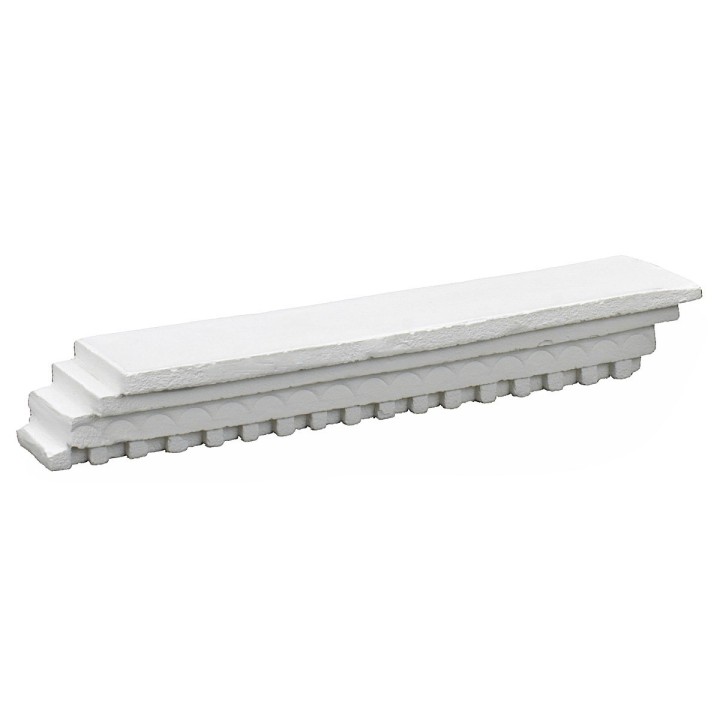 Roman corner architrave in plaster