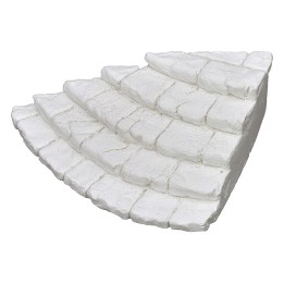 Escalera angular de yeso cm 10x14,5x4,4 h