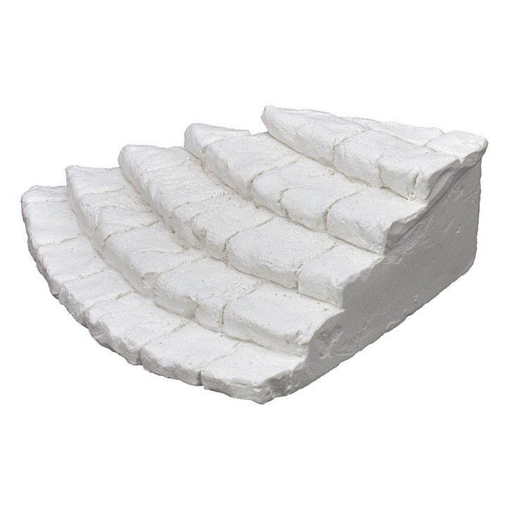 Escalera angular de yeso cm 10x14,5x4,4 h