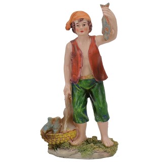 Fishmonger cm 15 in resin